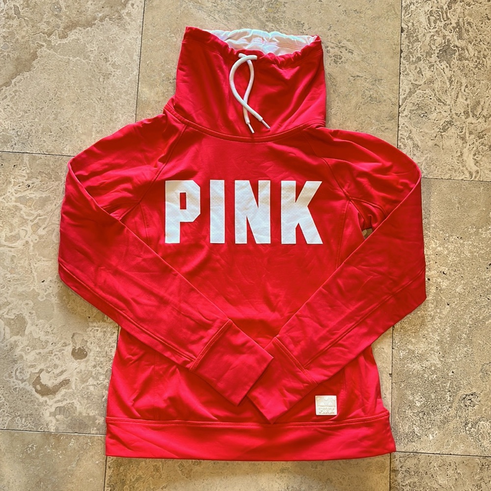 Pink Victoria’s Secret sweatshirt